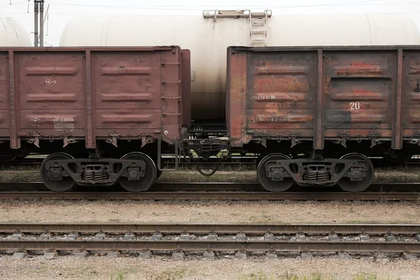 Nákladní vlak — Stock fotografie