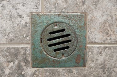 Drain closeup clipart