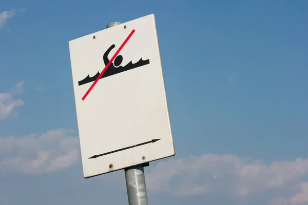 No Swimming — Stock Photo, Image