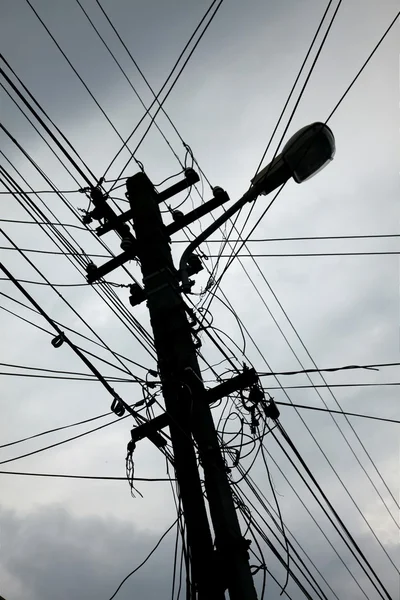 Fios eléctricos — Fotografia de Stock