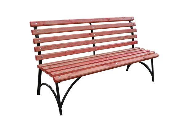 Wooden garden bench — Stock Photo, Image