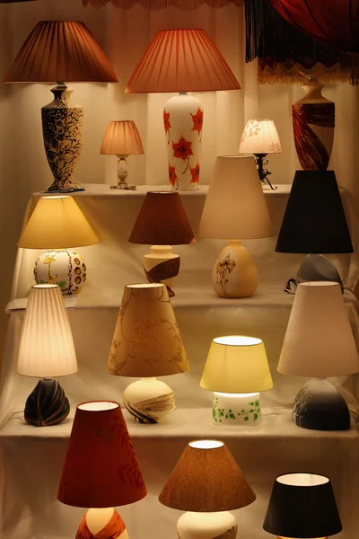 Belles lampes de bureau — Photo