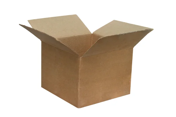 The open cardboard box — Stock Photo, Image