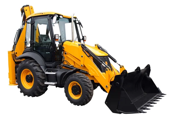 Sárga traktor — Stock Fotó
