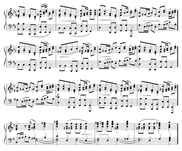 Textura de notas musicales — Archivo Imágenes Vectoriales