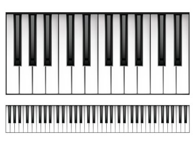 Piano Keyboard clipart