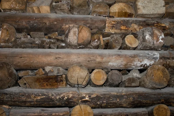 木製のサポートの岩塩坑 — ストック写真