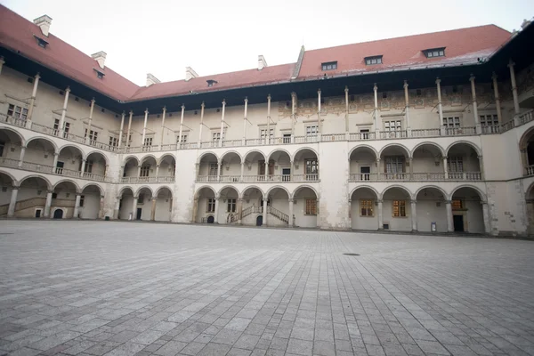 stock image Wawel castle courtyard