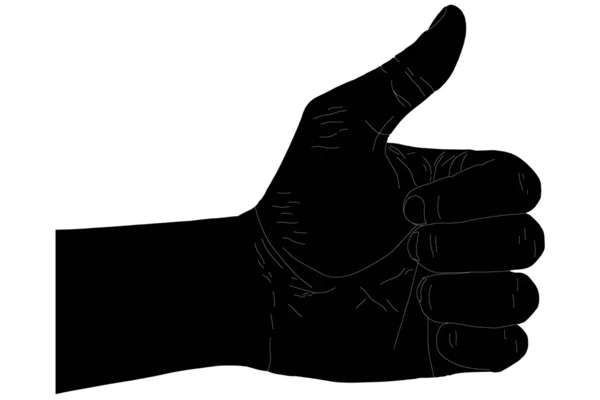 Strony wyświetlane kciuki — Zdjęcie stockowe