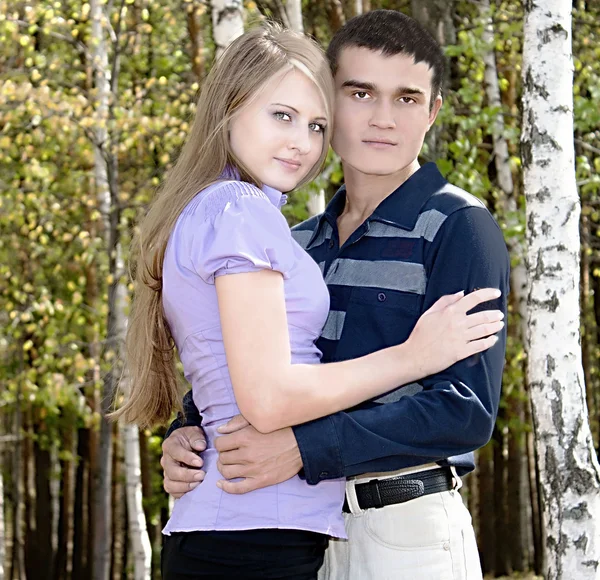 stock image Teenage couple