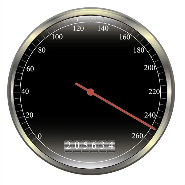 Classic Sport Speedometer — Stock Photo, Image