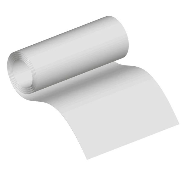 Papierrolle — Stockvektor