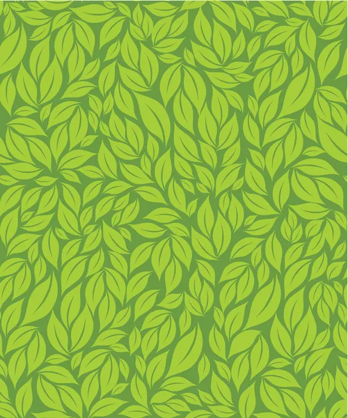 Folhas verdes fundo — Vetor de Stock