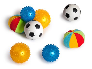 Set of balls clipart