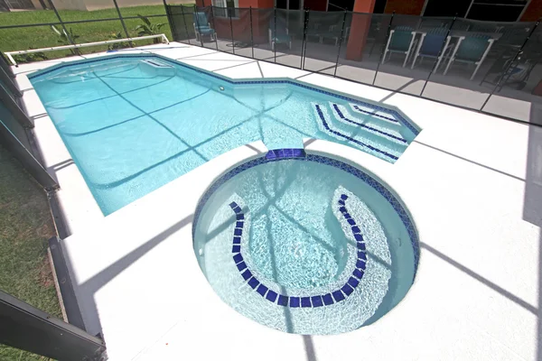 Pool, Spa and Lanai — Stock Photo, Image