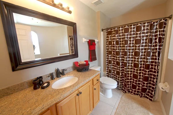 Bathroom Interior Shot Home — Stock Photo, Image