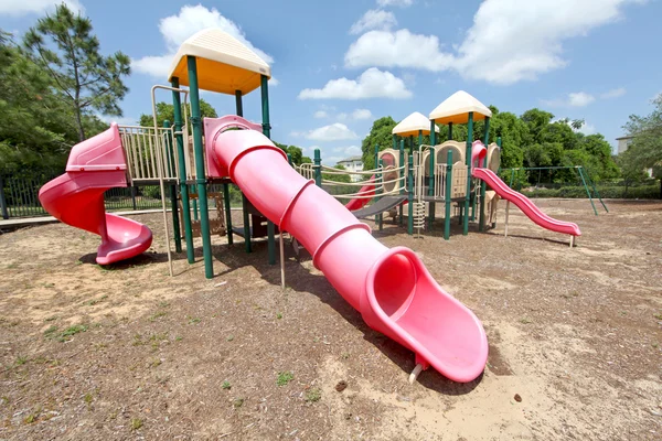 Parque Infantil Una Comunidad Florida — Foto de Stock