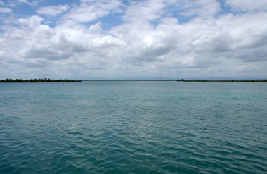 Belize, clear sea clipart