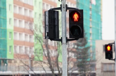 Pedestrian light clipart