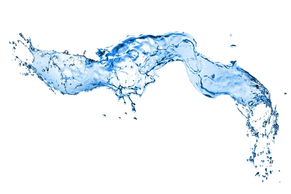Salpicadura de agua abstracta aislada en blanco — Foto de Stock