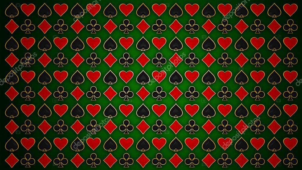 Cards and poker. Red & black texture — Stock Photo © Arsgera 4020791