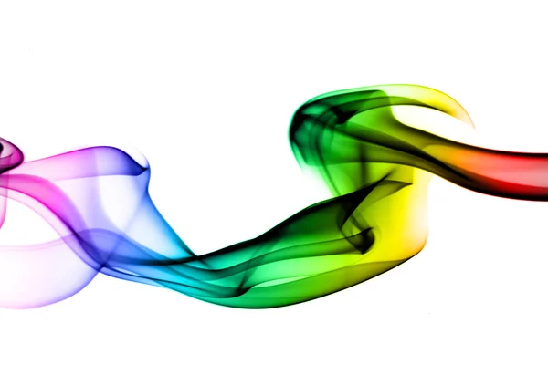 Magic colorful fume shape — Stock Photo, Image