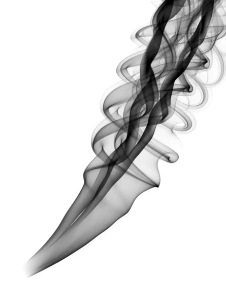 抽象黑色烟雾模式 — 图库照片