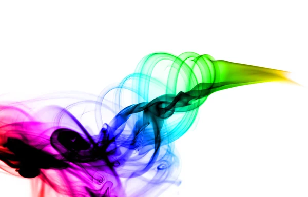 Abstract gekleurd met kleurovergang rook — Stockfoto
