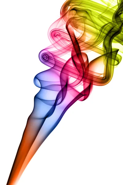 Komplexe farbige abstrakte Rauchmuster — Stockfoto