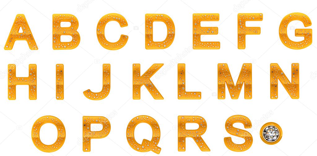 Golden Diamond A-S letters