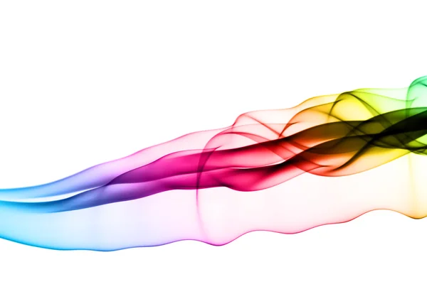 Абстрактные разноцветные дымовые волны — стоковое фото