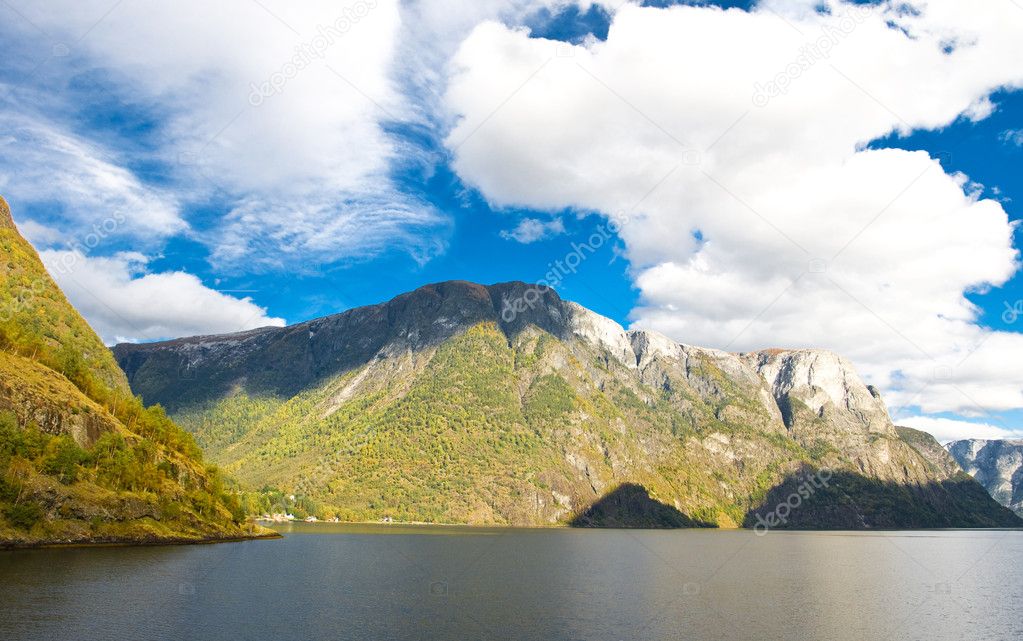 Mountains and fiords - norwegian landscape