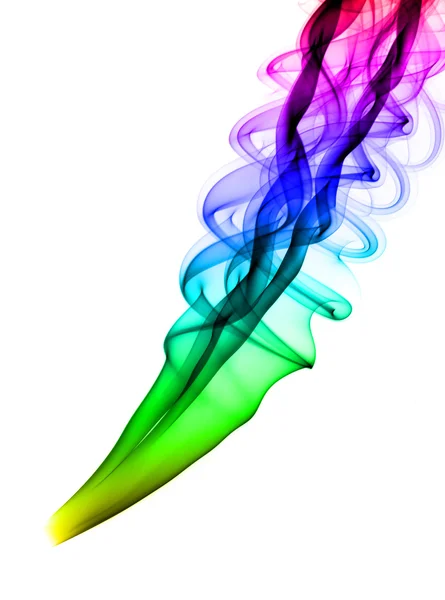 Абстрактная красочная схема дыма — стоковое фото