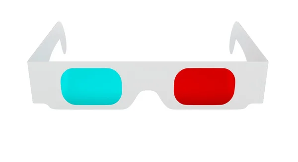Brille zum Betrachten von 3D-Inhalten — Stockfoto