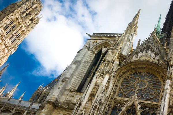 Katedrála Notre dame v Rouenu — Stock fotografie