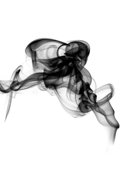 Magische abstracte fume vorm op wit — Stockfoto