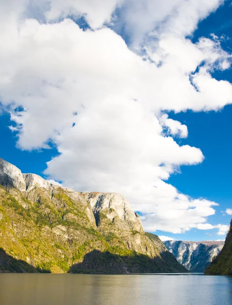 Norska fjord i höst — Stockfoto