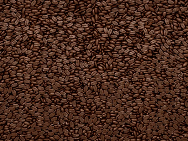 コーヒー豆のテクスチャや背景 — ストック写真