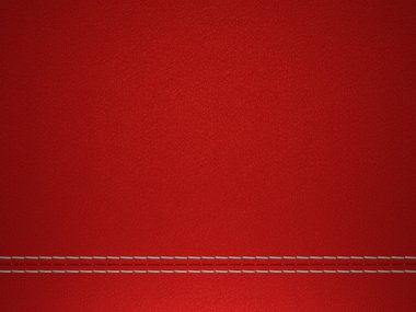 Red stitched leather background clipart