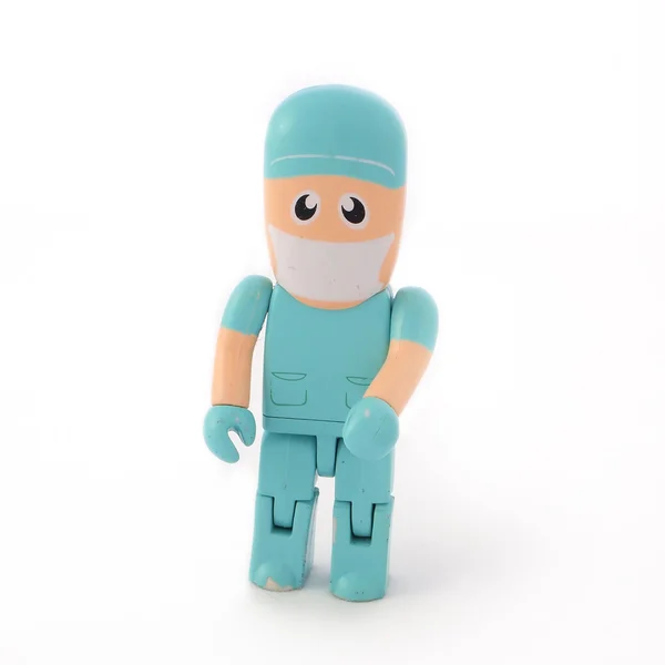 Plastic surgeon puppet toy — Stock Photo, Image