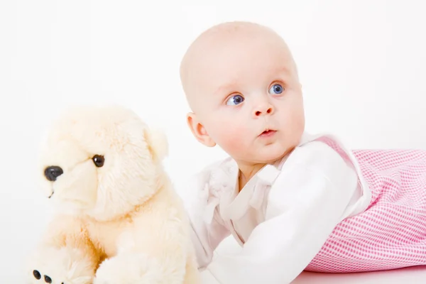 Kid with a toy — Stock Photo, Image