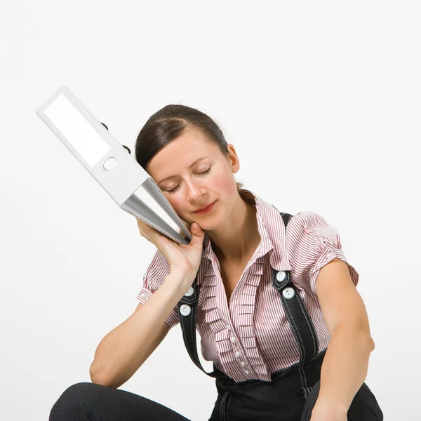 Tired worker — Stock Photo, Image