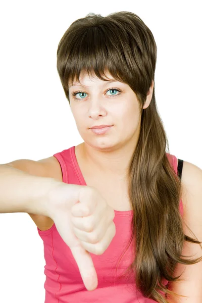 Expression of contempt and resentment — Stock Photo, Image
