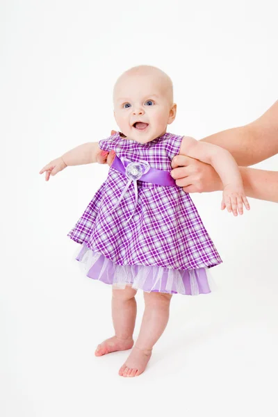 Ребенок в платье — стоковое фото
