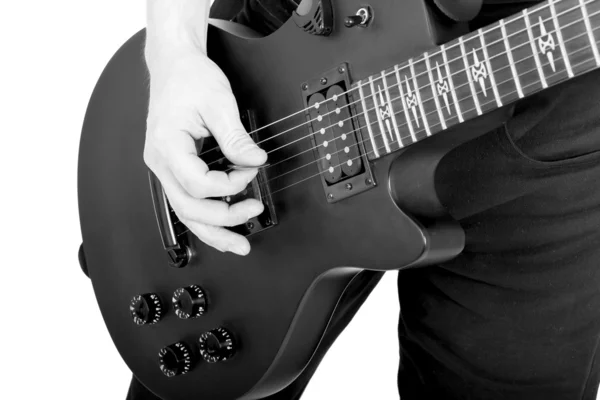 Şarkıcı gitar — Stok fotoğraf