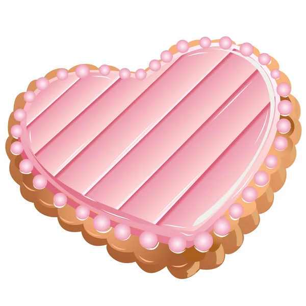 Cookie-heart — Zdjęcie stockowe