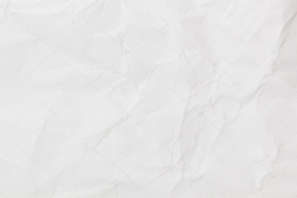 Texture white crumpled paper. Abstract background