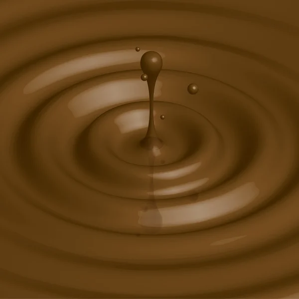 Splash çikolata — Stok fotoğraf