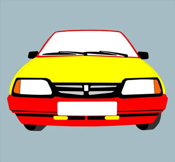 Colour drawing Car — Stock Vector