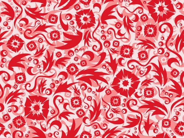Modèle sans couture rouge — Image vectorielle